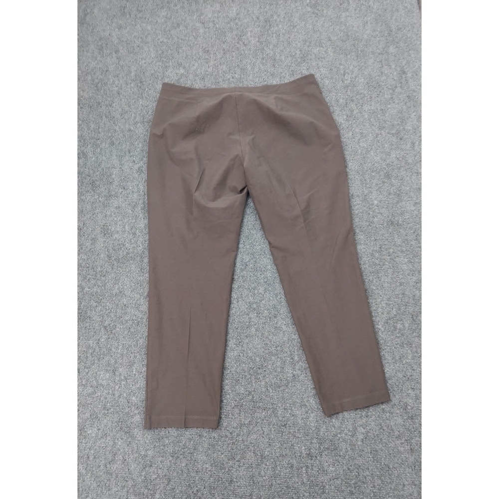 Eileen Fisher Pants Womens Medium Gray Pull On Ankle Casual Dress Stretch - Picture 2 of 11